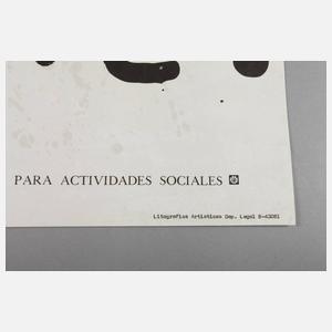 Joan Miró, Originalgraphisches Plakat