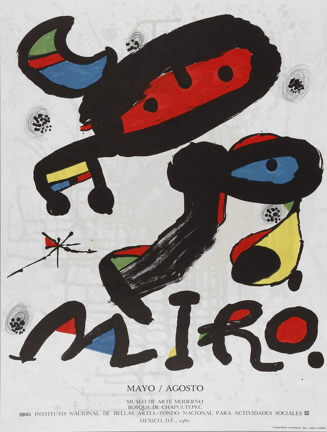 Joan Miró, Originalgraphisches Plakat