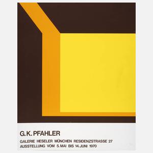 Georg Karl Pfahler, Originalgraphisches Plakat