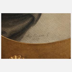 Aug. Clemes, Damenportrait der Catharina Elisabeth Hartmann