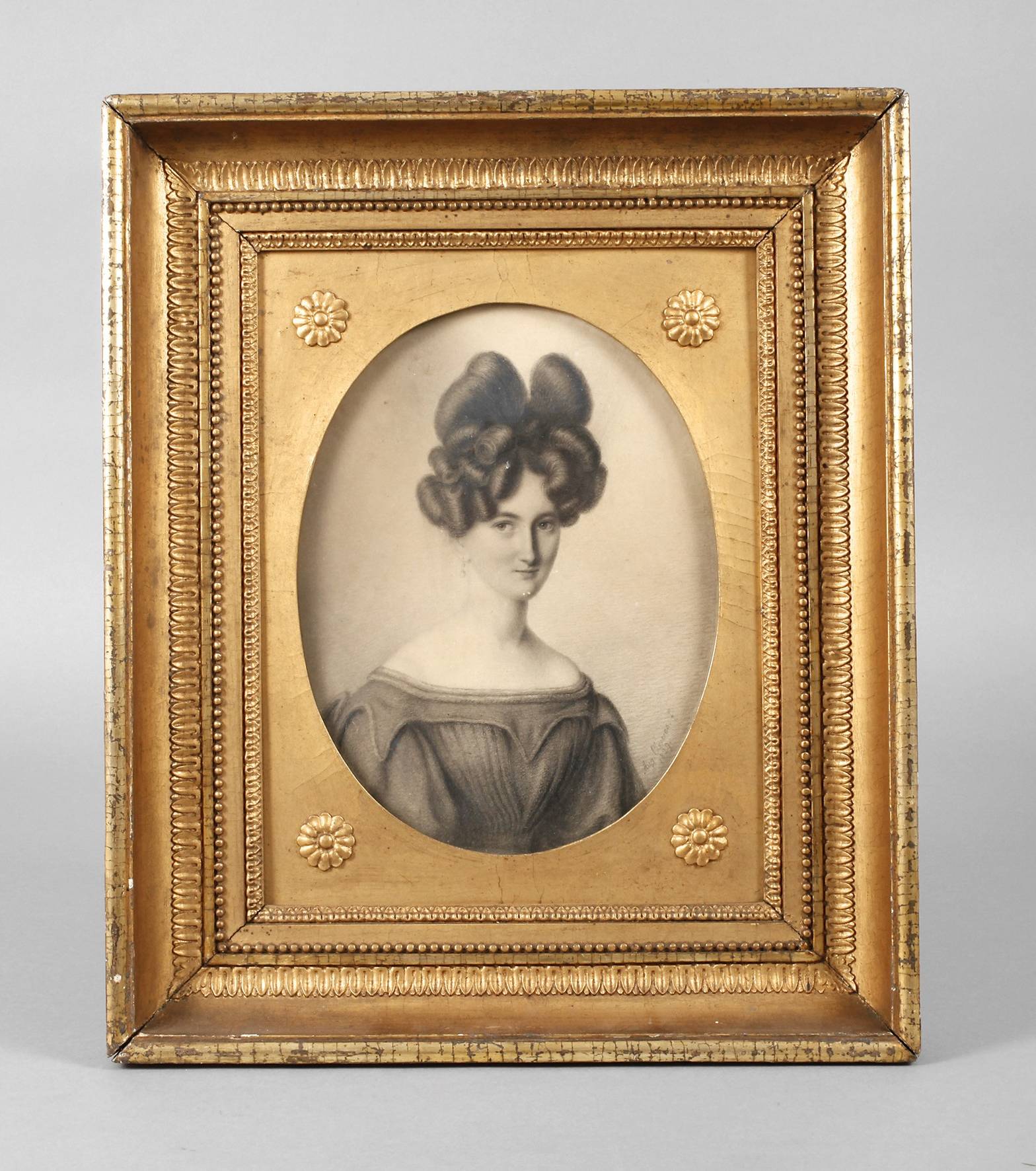 Aug. Clemes, Damenportrait der Catharina Elisabeth Hartmann