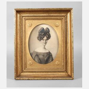 Aug. Clemes, Damenportrait der Catharina Elisabeth Hartmann