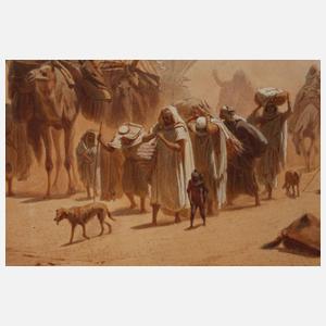 Theodor Horschelt, Beduinenkarawane