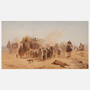 Theodor Horschelt, Beduinenkarawane