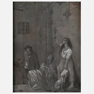 Prof. Walerian Krycinski, Vor der Kirchentür