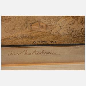 Gabriel Lory d. J., Blick in das Lauterbrunnental