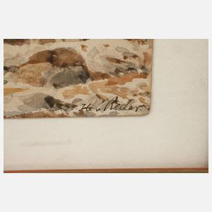 Heinrich von Reder, Partie in den Alpen