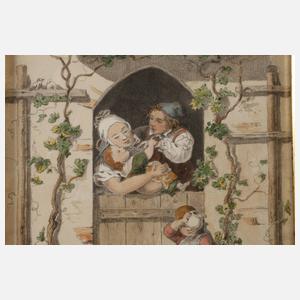 nach Ludwig Richter, Familienglück