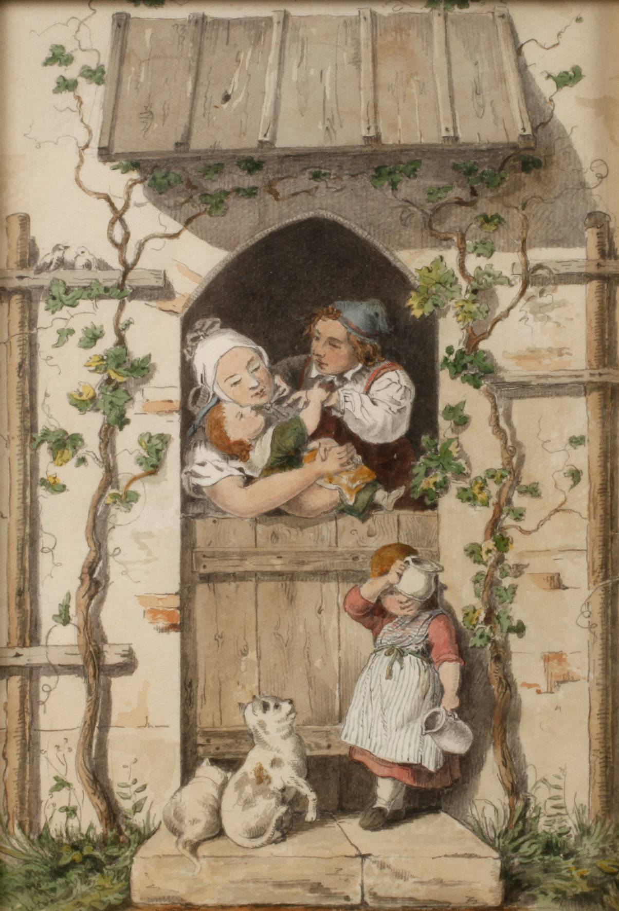 nach Ludwig Richter, Familienglück