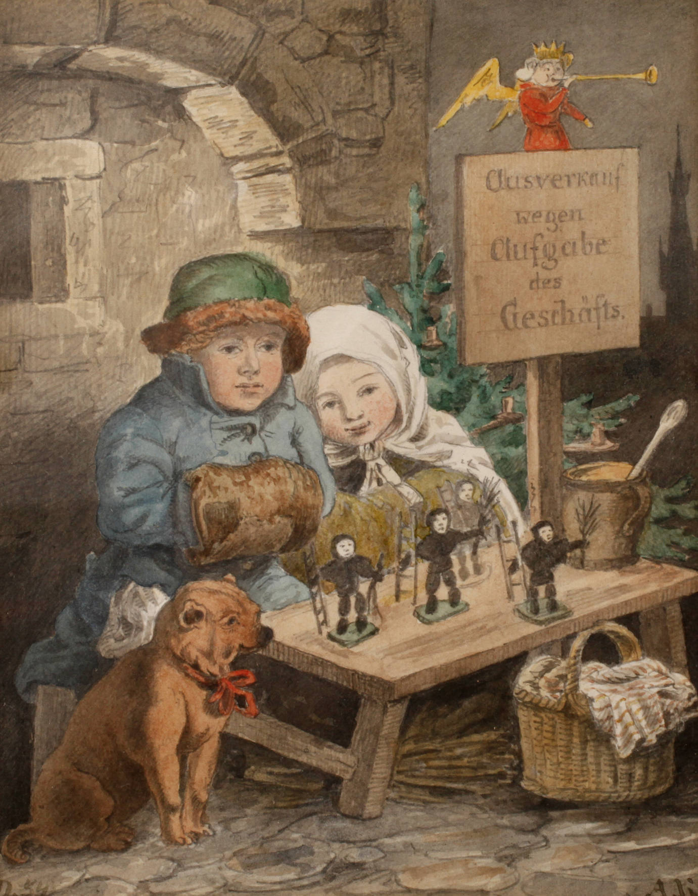 nach Ludwig Richter, ”Striezelkinder”