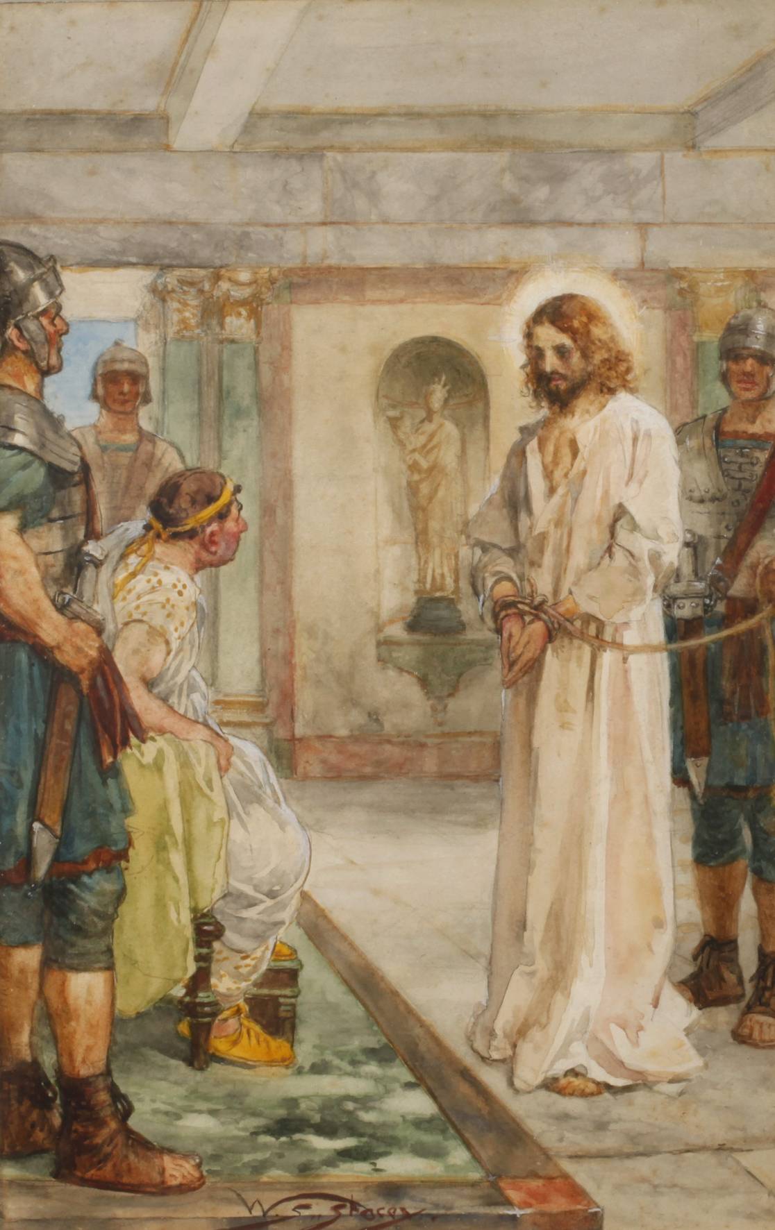 Walter Sydney Stacey, Jesus vor Pontius Pilatus