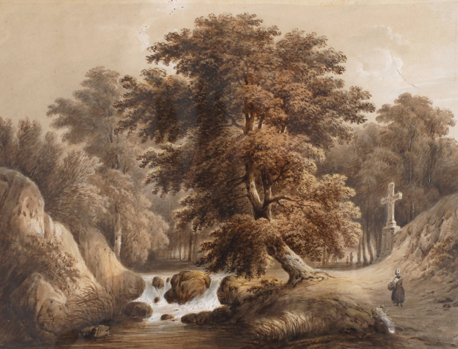 Anton Pieter Steyaert, Herbstliches Flusstal