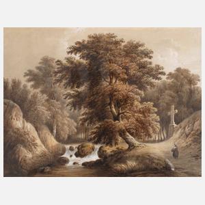 Anton Pieter Steyaert, Herbstliches Flusstal