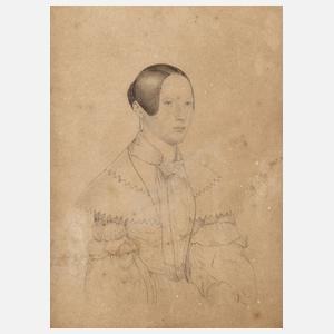 Damenportrait Biedermeier