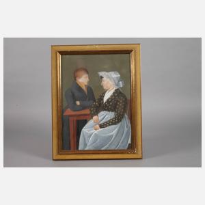 Paar Biedermeierbildnisse
