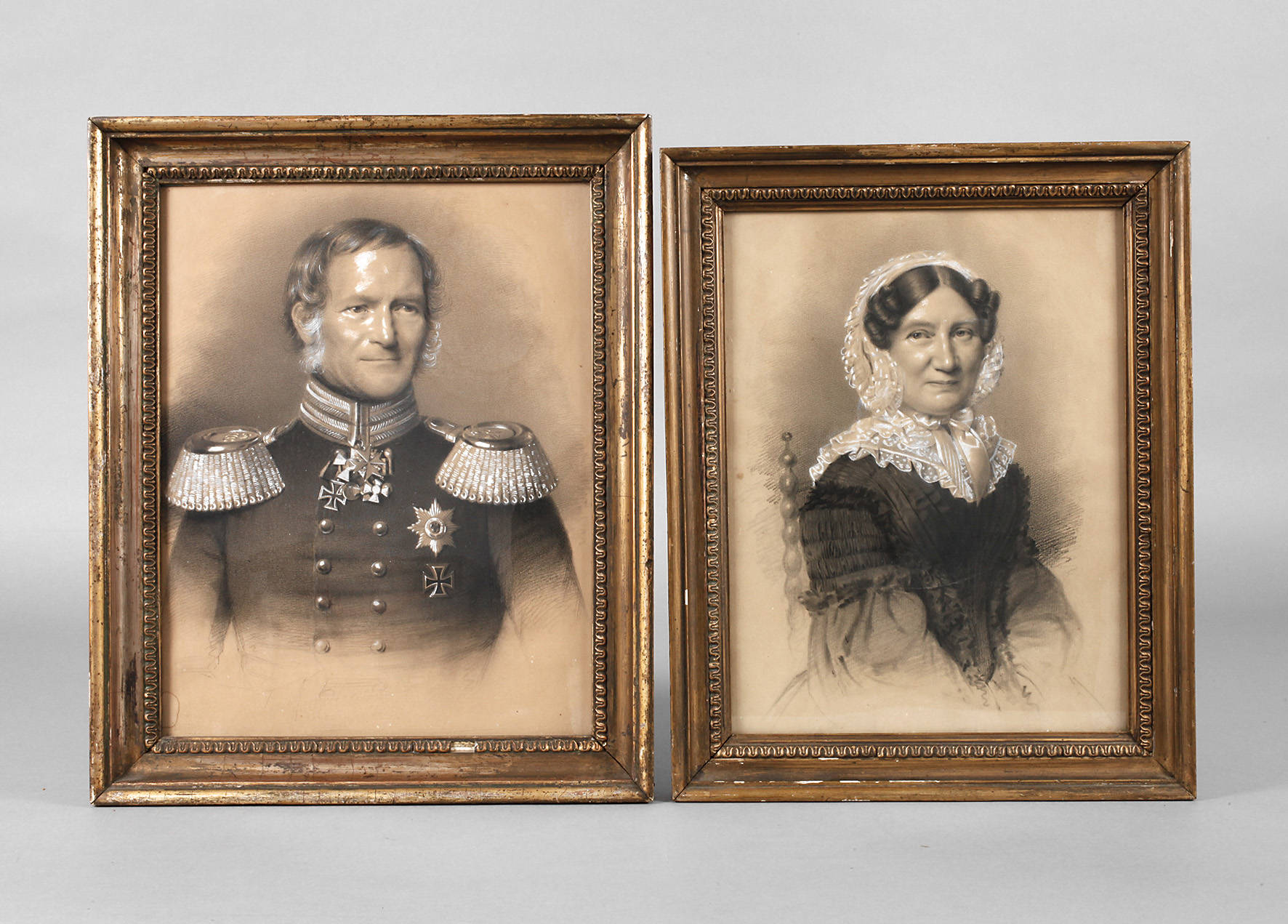Portraits Louis von Thile und seiner Schwester