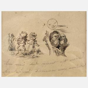 Humoristische Zeichnung