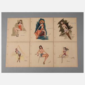 Karlheinz Birkner, Sammlung Pin-Up-Zeichnungen