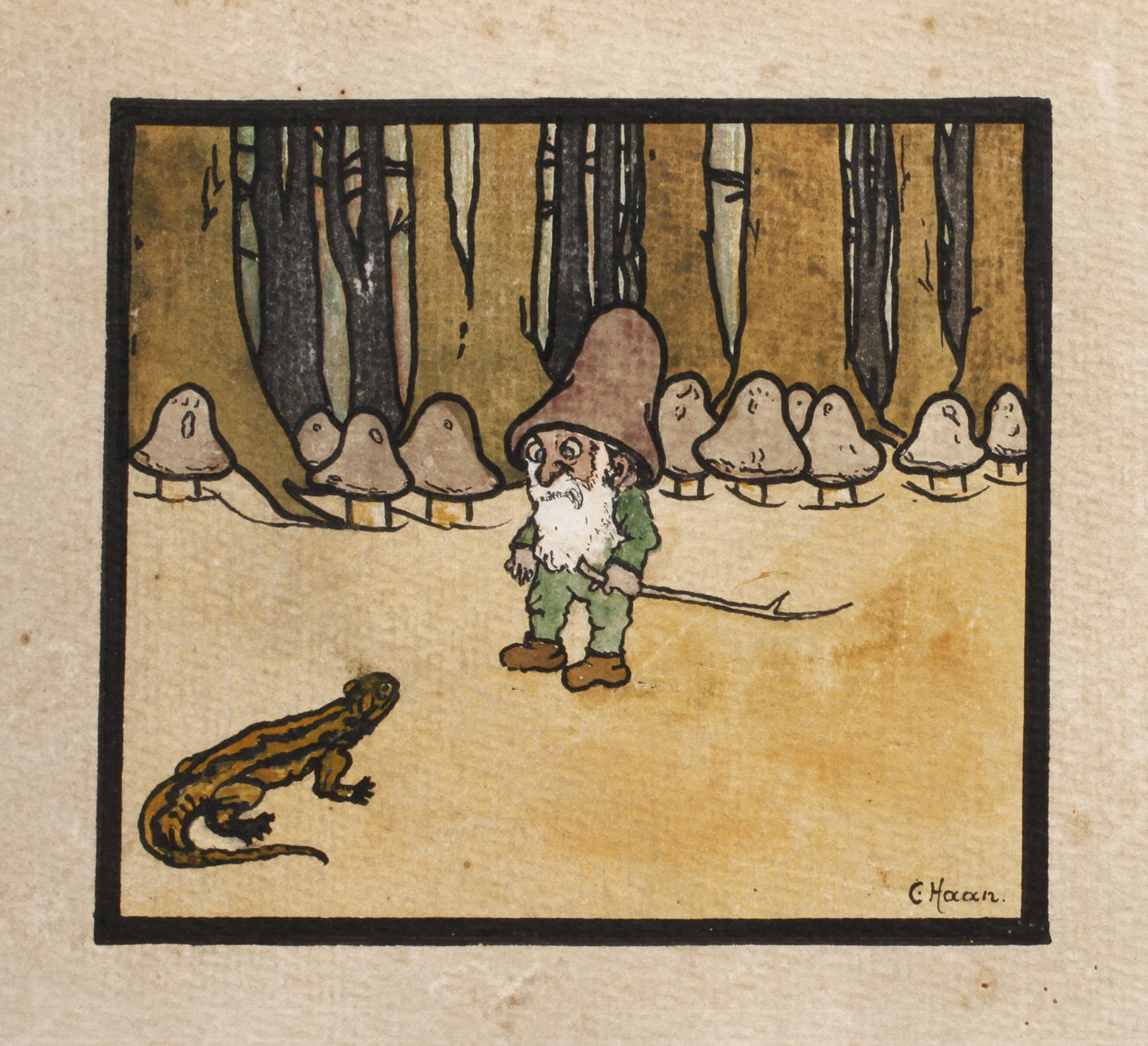 C. Haan, Das Treffen im Wald