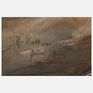 Hans Hattop, Damenportrait