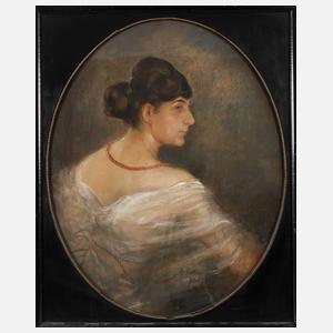 Hans Hattop, Damenportrait