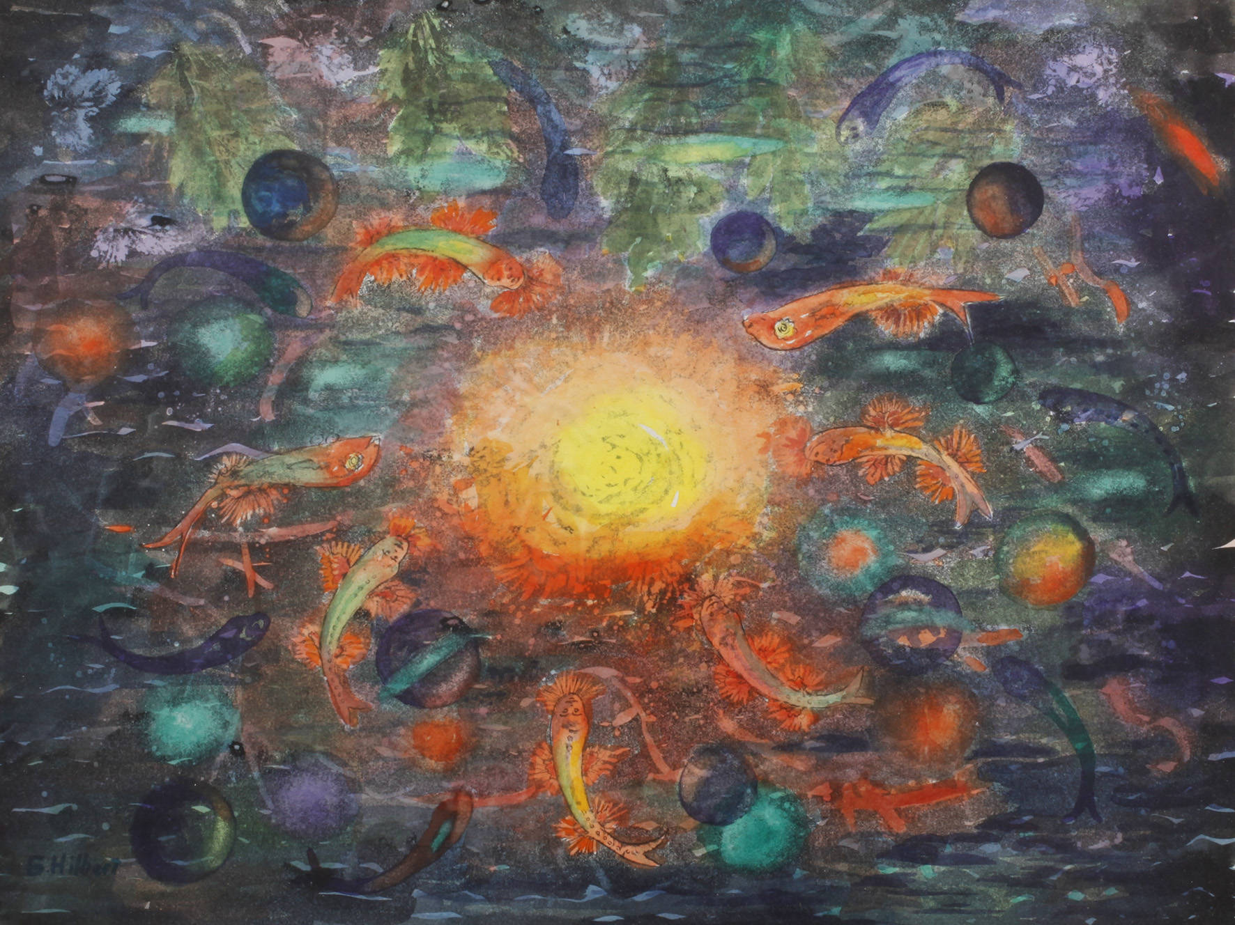 G. Hilbert, Der Fischteich