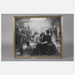 Theo Matejko, Elegante Abendgesellschaft