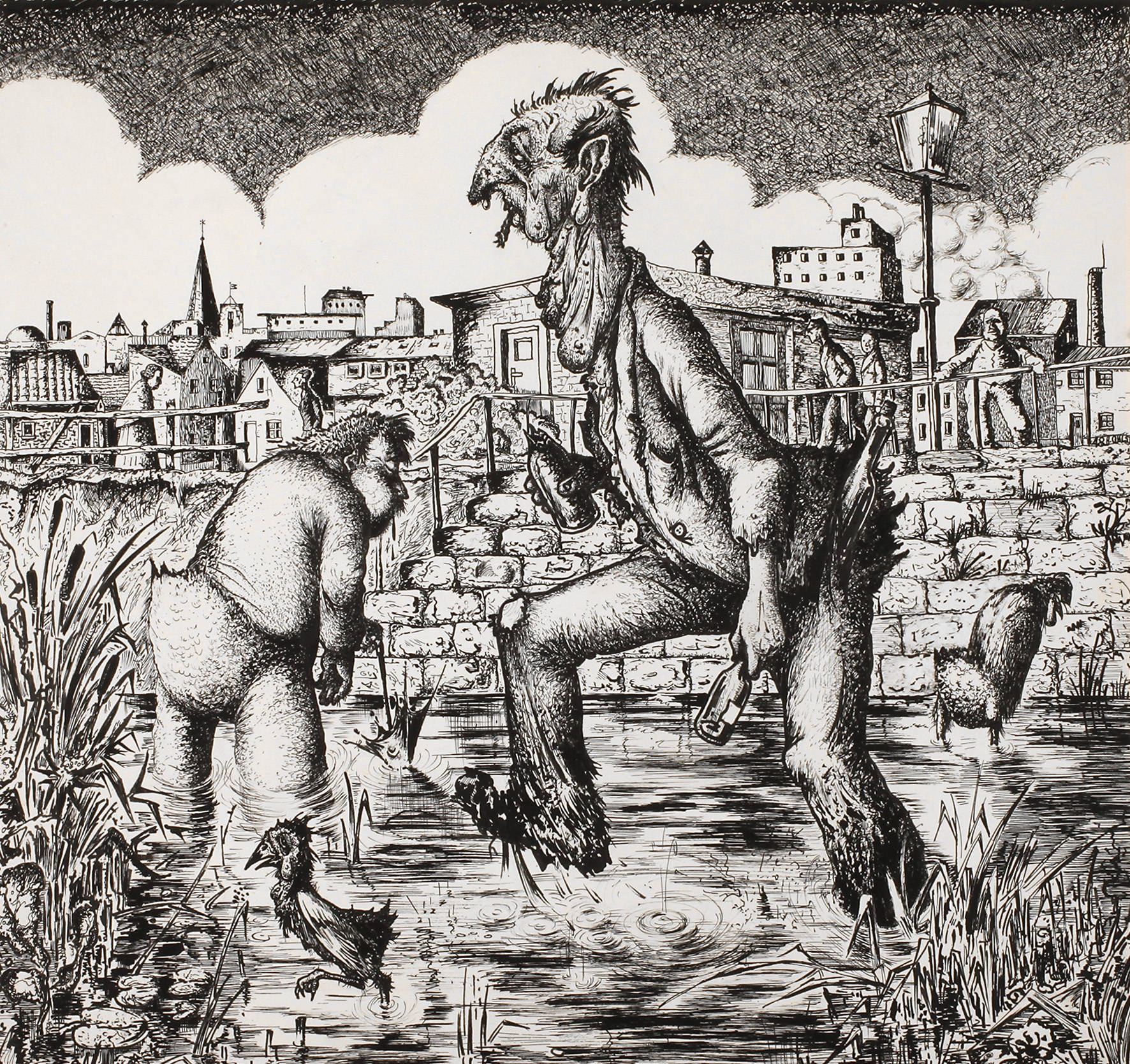 Hermann Ohlzen, ”2 Sumpfhühner”