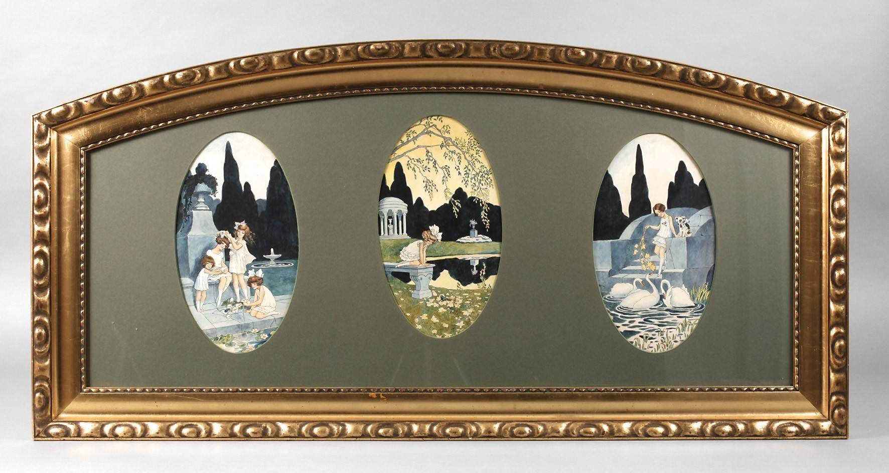 Käthe Reine, attr., Drei Medaillons