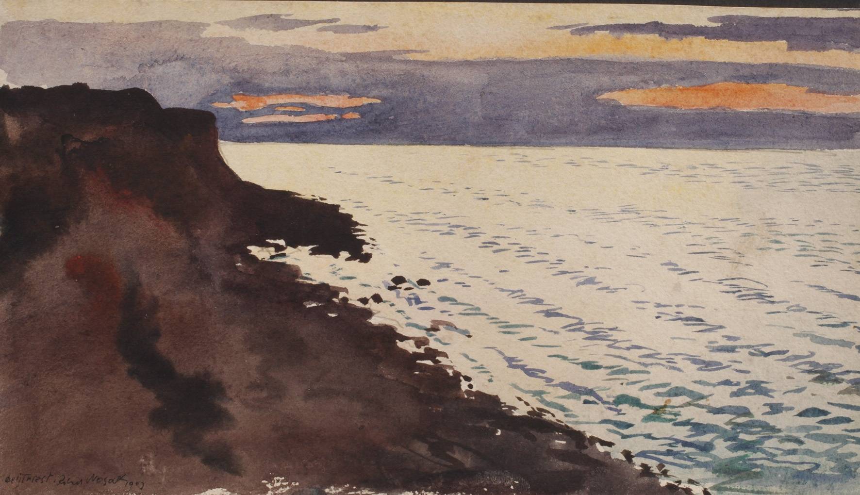 Robert Wosak, Küste vor Triest