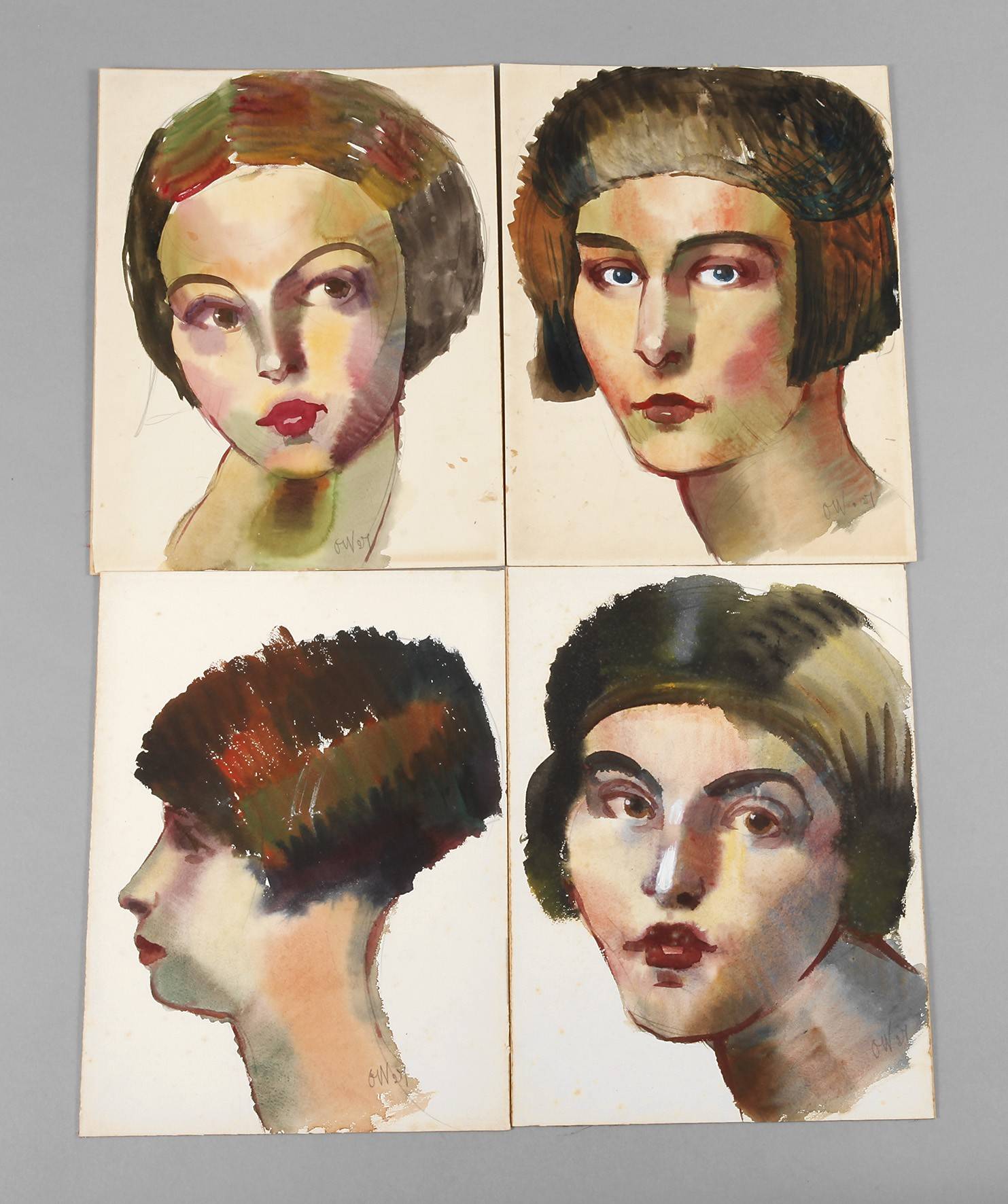 Monogrammist OW, Sammlung Frauenportraits