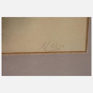 Nackte, rauchende Schönheit