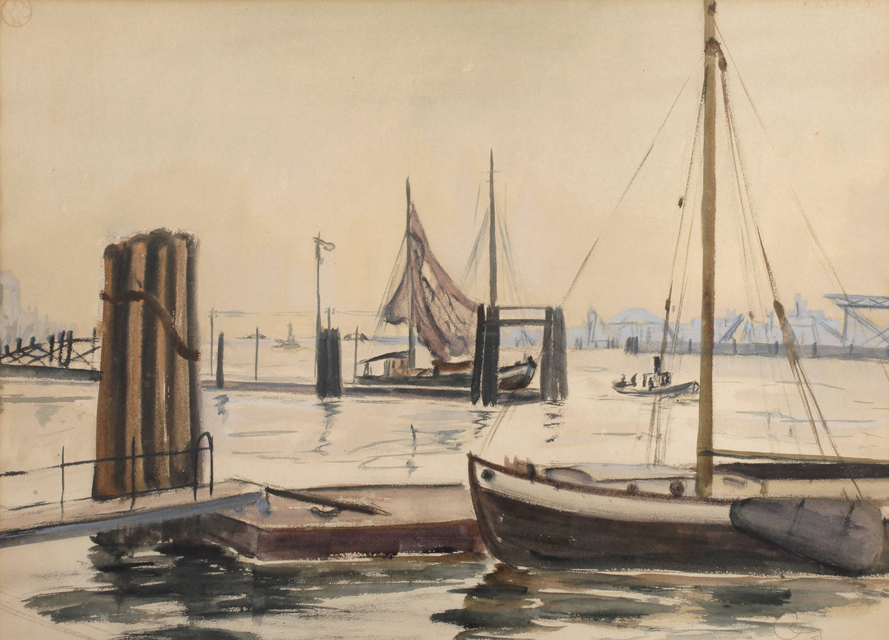 Fischerboote am Hafen