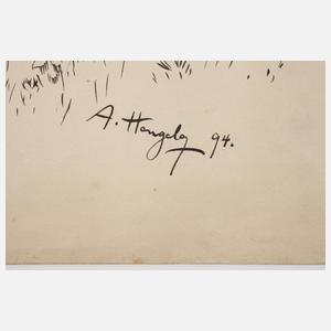 Prof. Adolf Hengeler, ”Idylle in Afrika”