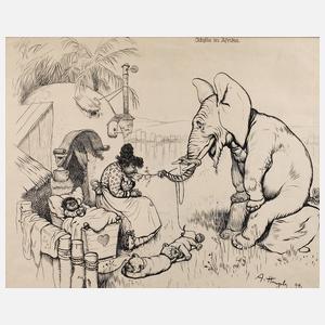 Prof. Adolf Hengeler, ”Idylle in Afrika”