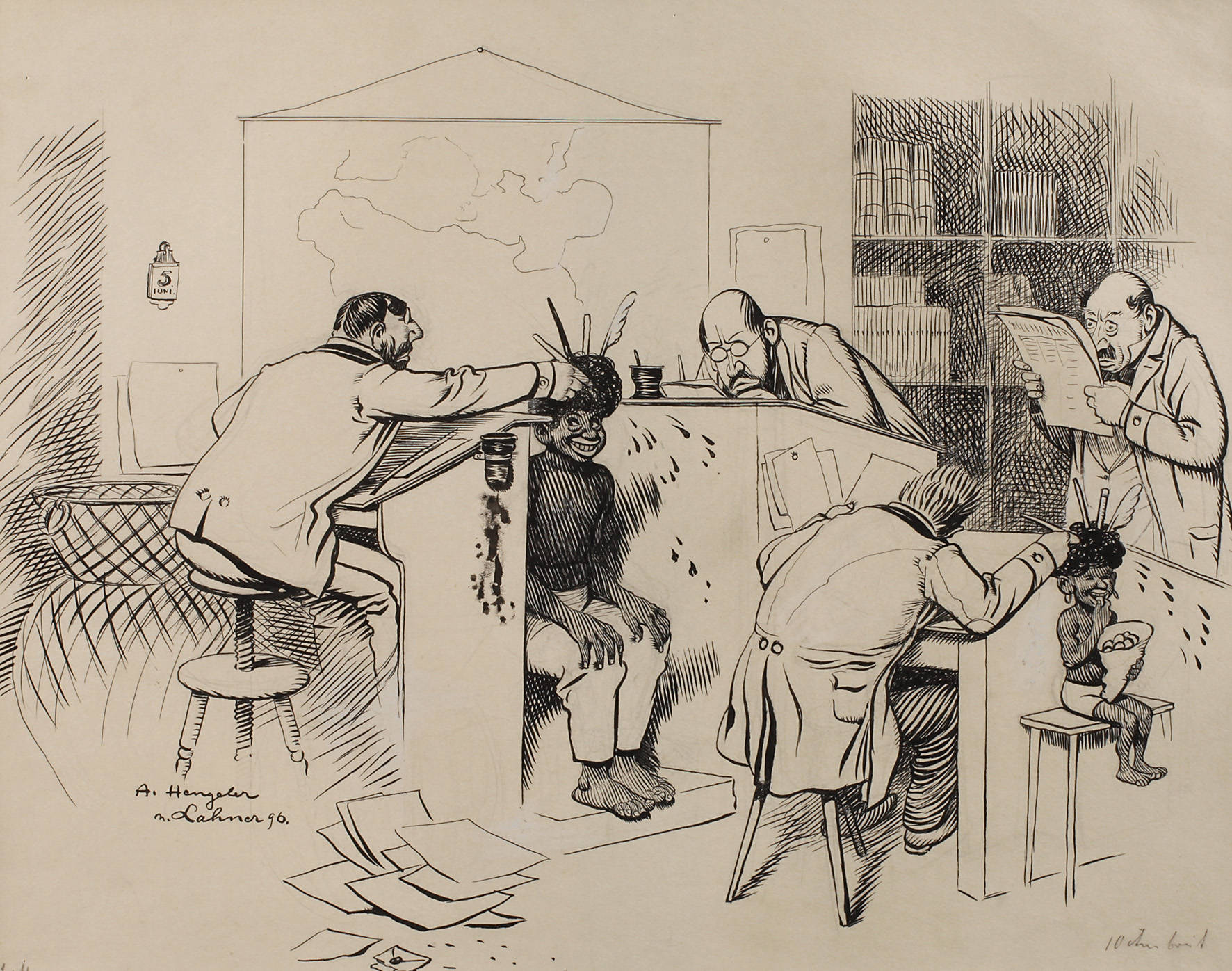 Prof. Adolf Hengeler, Im Kontor