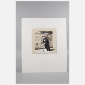 Eugen Kirchner, Vor der Werbewand