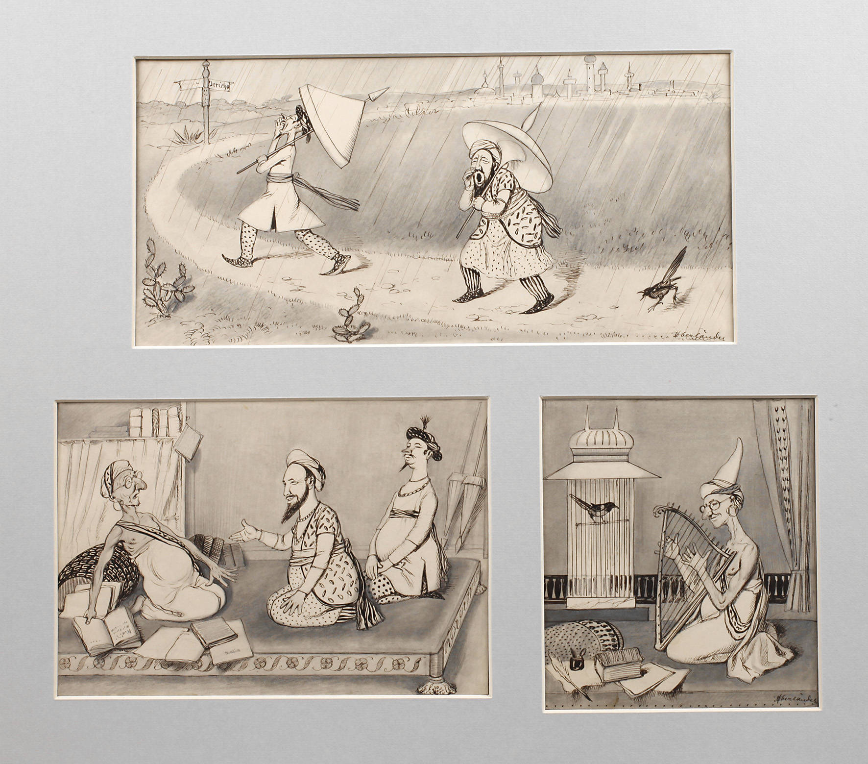 Adolf Oberländer, Im Orient