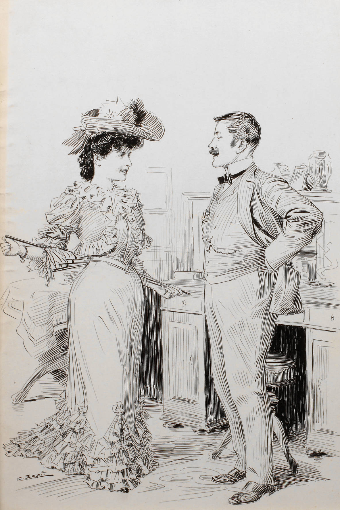 Carl Zopf, Vor dem Theaterbesuch