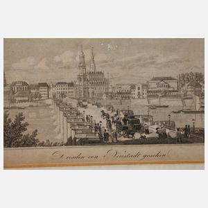 ”Dresden von Neustadt gesehen”