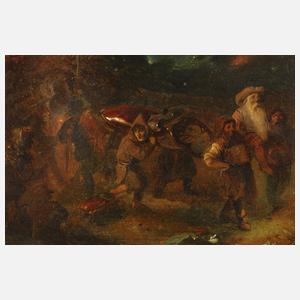 Meno Mühlig, Die Jagdprozession der Zwerge