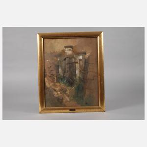 Prof. Erwin Oehme, attr., Die alte Tür