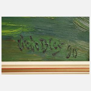 Fredo Bley, ”Dorfeingang Obermylau”