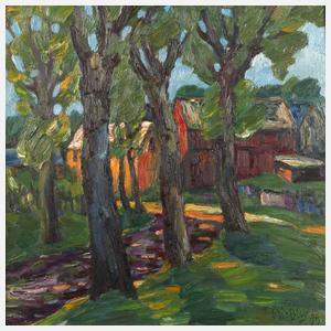 Fredo Bley, ”Dorfeingang Obermylau”