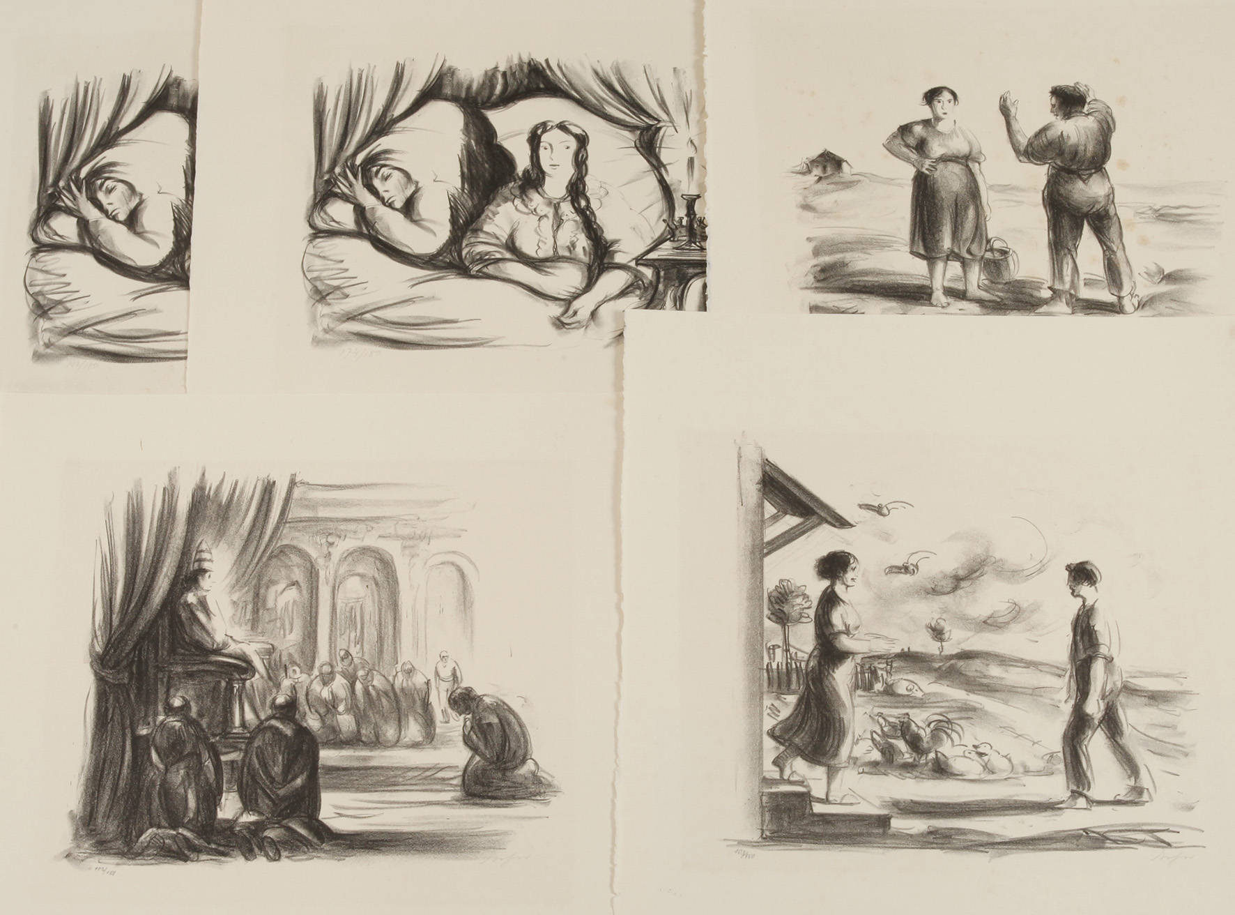 Prof. Richard Dreher, Sammlung Lithographien