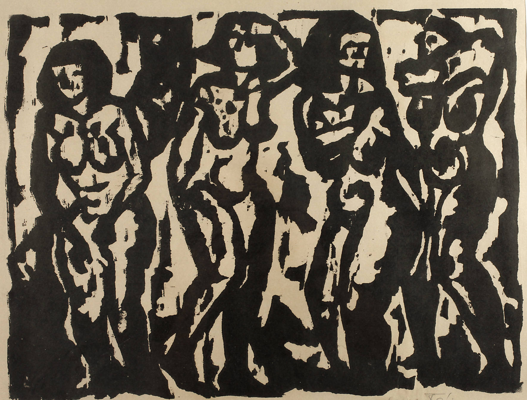 Johannes Feige, Stehende Akte