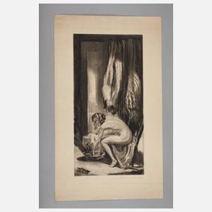 Prof. Alois Kolb, Beim Bade