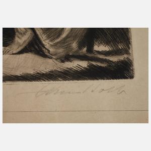 Prof. Alois Kolb, Beim Bade