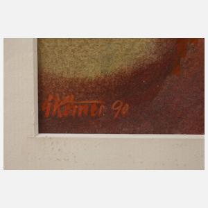 Gottfried Körner, Sommer im Garten