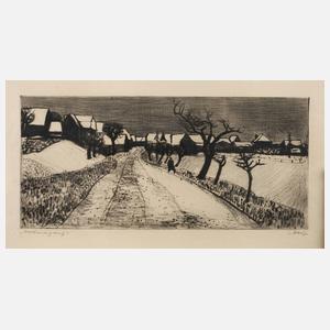 Otto Paetz, ”Dorfeingang”